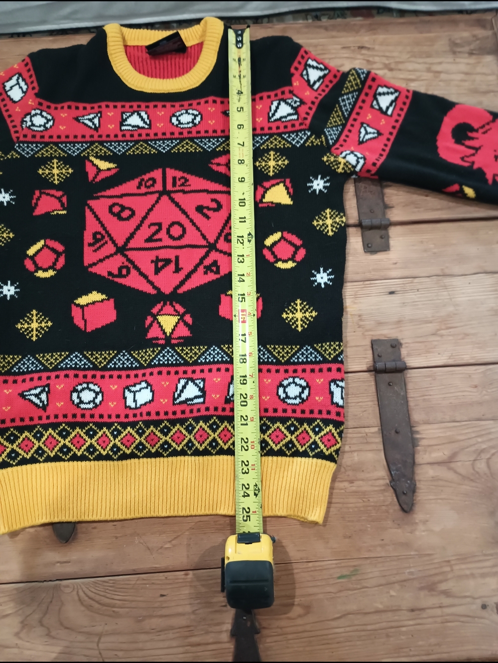 Dungeons & Dragons Gaming-Inspired Holiday Crewneck Sweater Size S - Picture 13 of 14